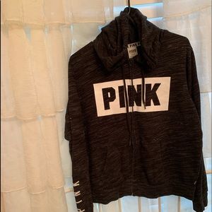 Victoria’s Secret pink sz m zip up hoodie